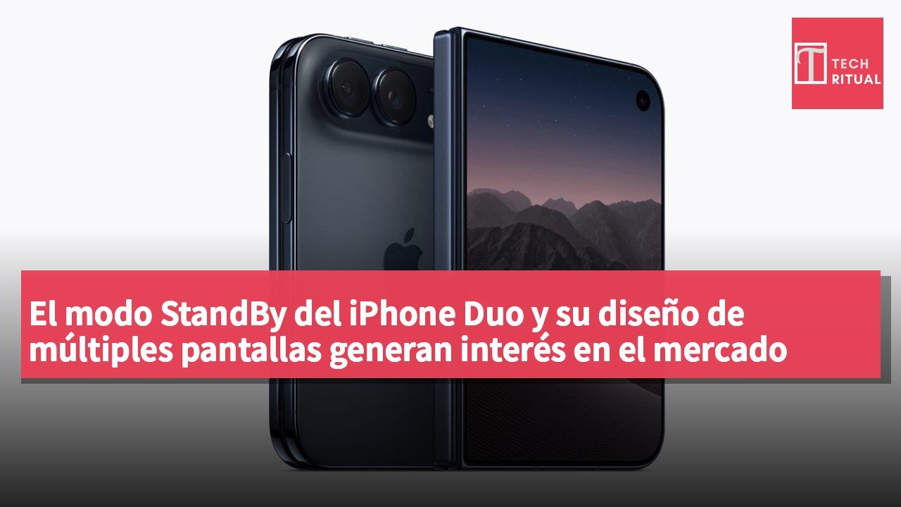El modo StandBy del iPhone Duo y su diseño de múltiples pantallas generan interés en el mercado