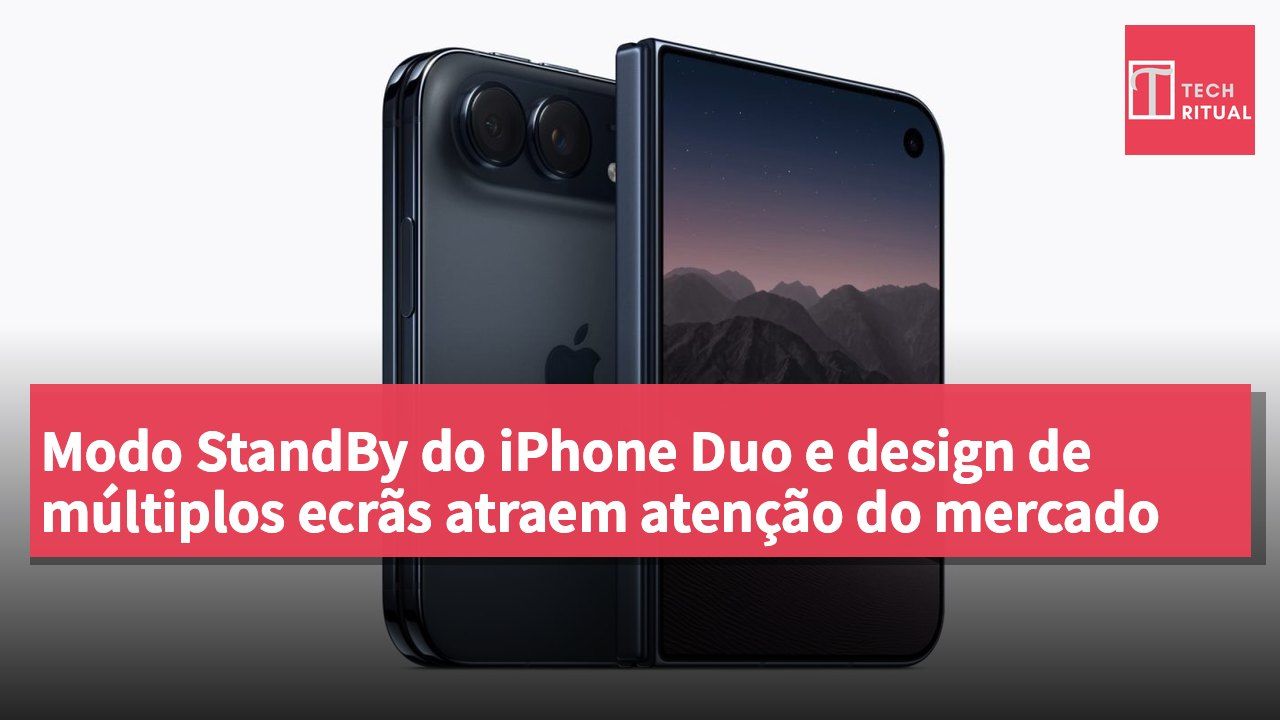 Modo StandBy do iPhone Duo e design de múltiplos ecrãs atraem atenção do mercado