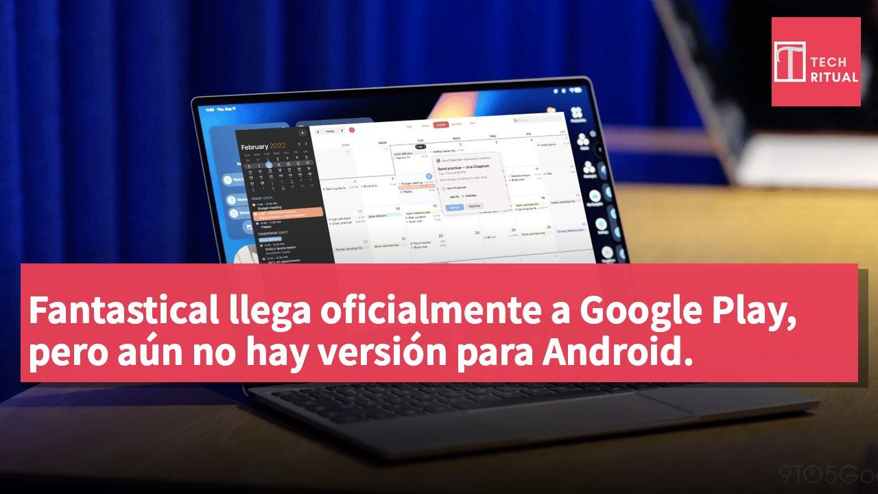 Fantastical llega oficialmente a Google Play, pero aún no hay versión para Android.