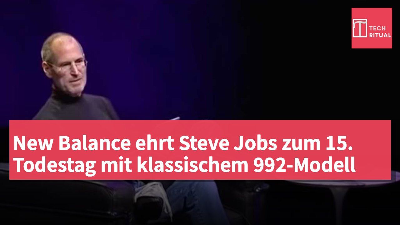 New Balance ehrt Steve Jobs zum 15. Todestag mit klassischem 992-Modell