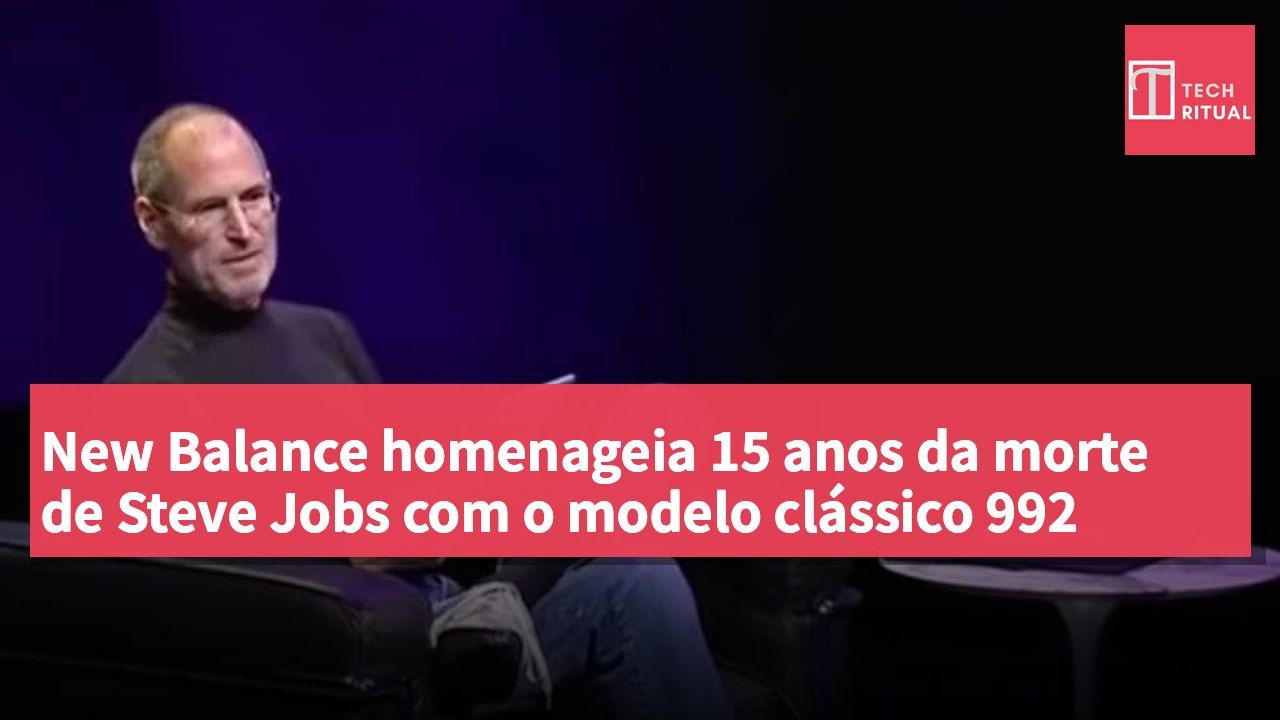New Balance homenageia 15 anos da morte de Steve Jobs com o modelo clássico 992