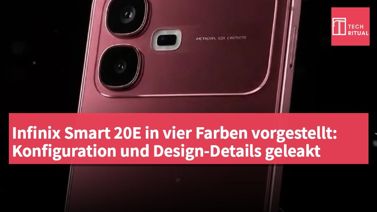 Infinix Smart 20E in vier Farben vorgestellt: Konfiguration und Design-Details geleakt