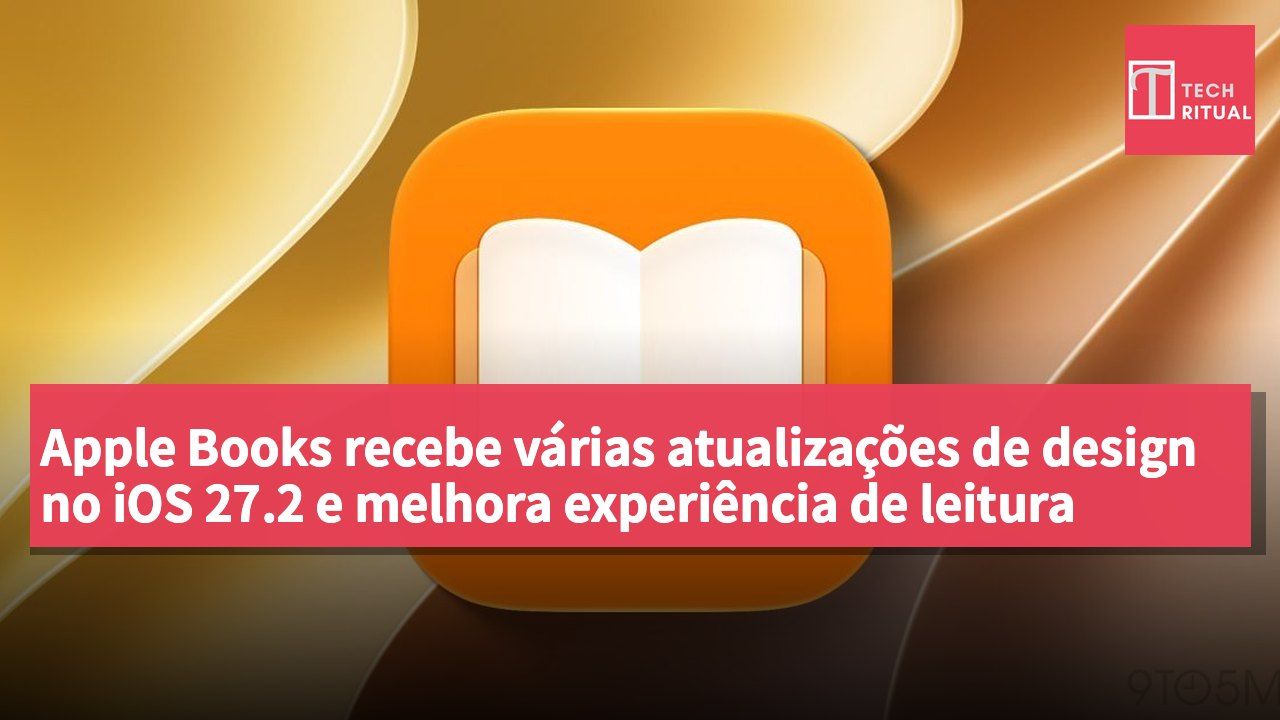 Apple Books recebe várias atualizações de design no iOS 27.2 e melhora experiência de leitura