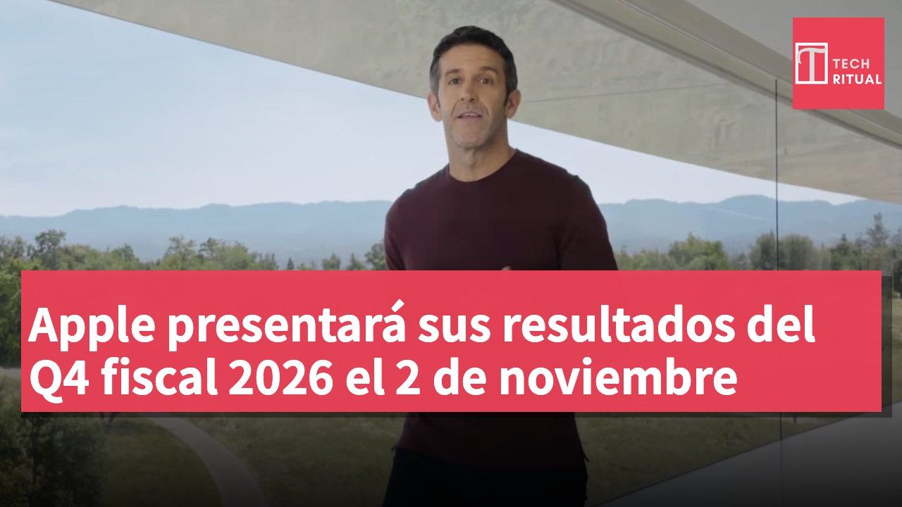 Apple presentará sus resultados del Q4 fiscal 2026 el 2 de noviembre