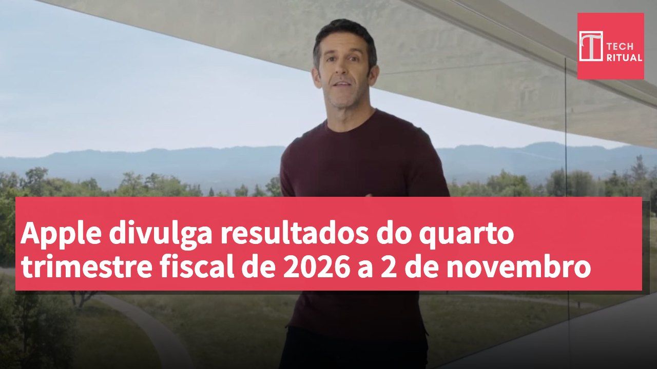 Apple divulga resultados do quarto trimestre fiscal de 2026 a 2 de novembro