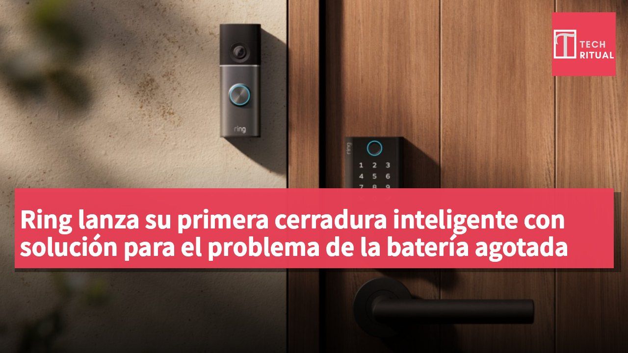 Ring lanza su primera cerradura inteligente con solución para el problema de la batería agotada