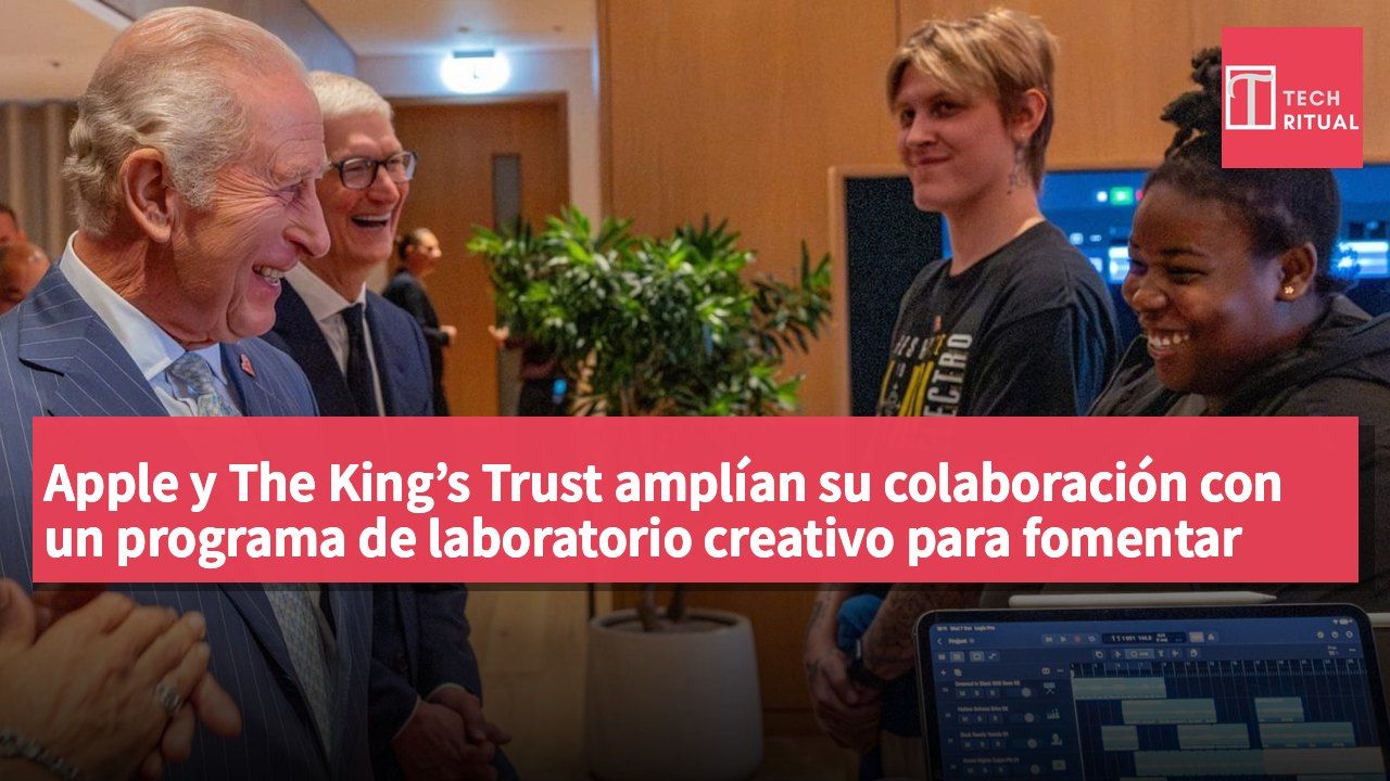 Apple y The King’s Trust amplían su colaboración con un programa de laboratorio creativo para fomentar las habilidades digitales de los jóvenes.