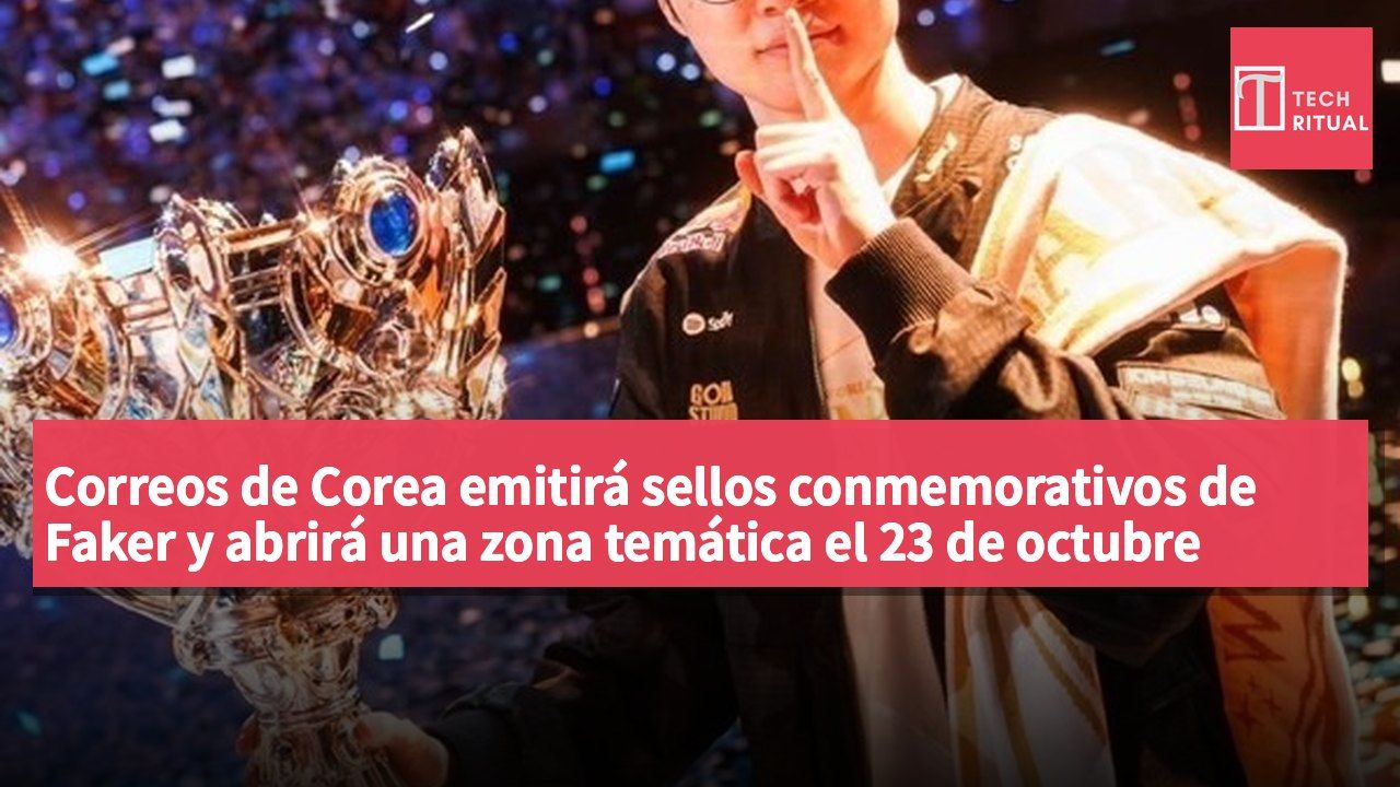 Correos de Corea emitirá sellos conmemorativos de Faker y abrirá una zona temática el 23 de octubre