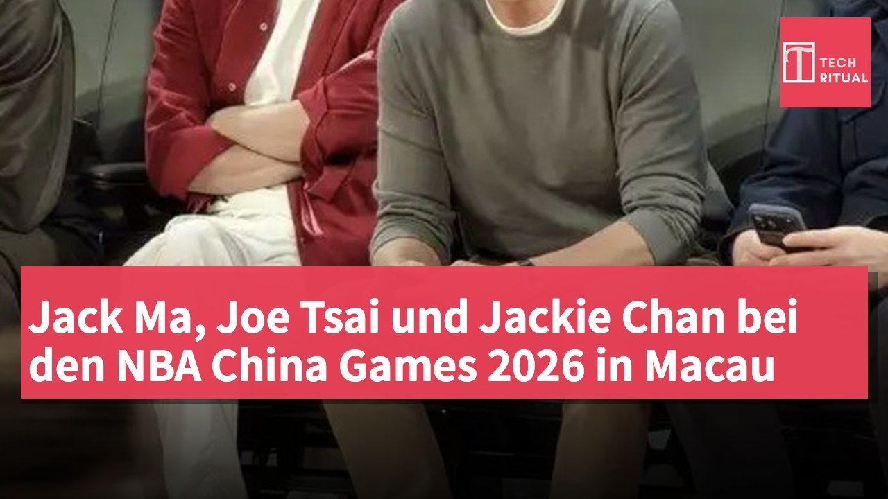 Jack Ma, Joe Tsai und Jackie Chan bei den NBA China Games 2026 in Macau