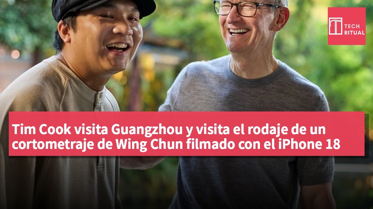 Tim Cook visita Guangzhou y visita el rodaje de un cortometraje de Wing Chun filmado con el iPhone 18 Pro
