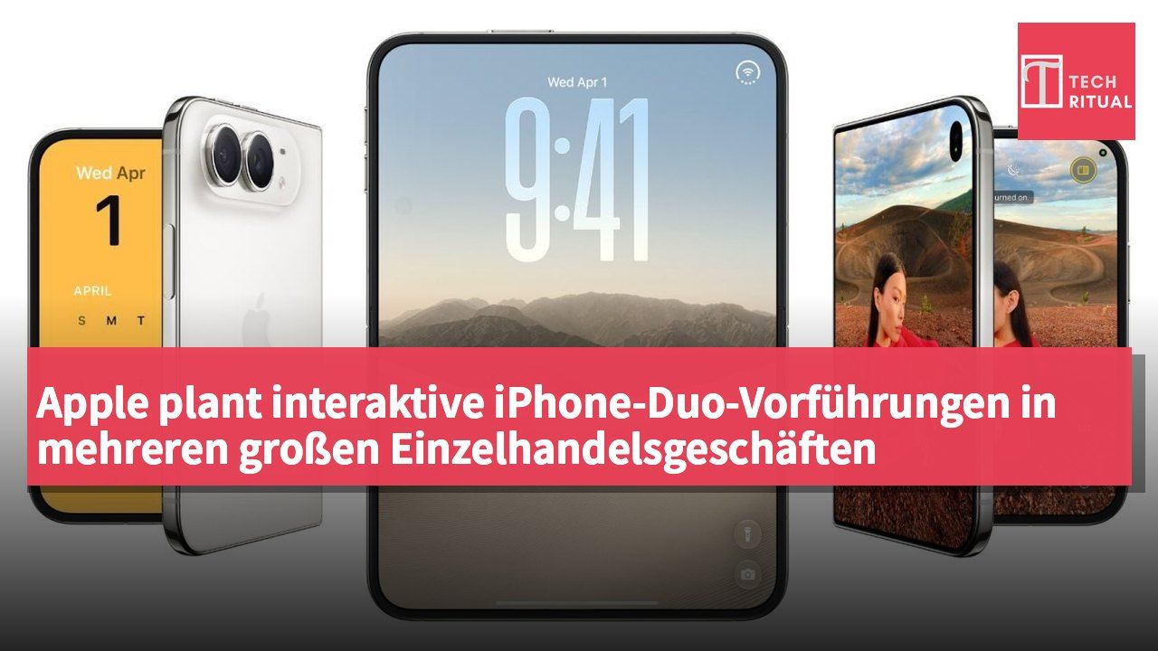 Apple plant interaktive iPhone-Duo-Vorführungen in mehreren großen Einzelhandelsgeschäften