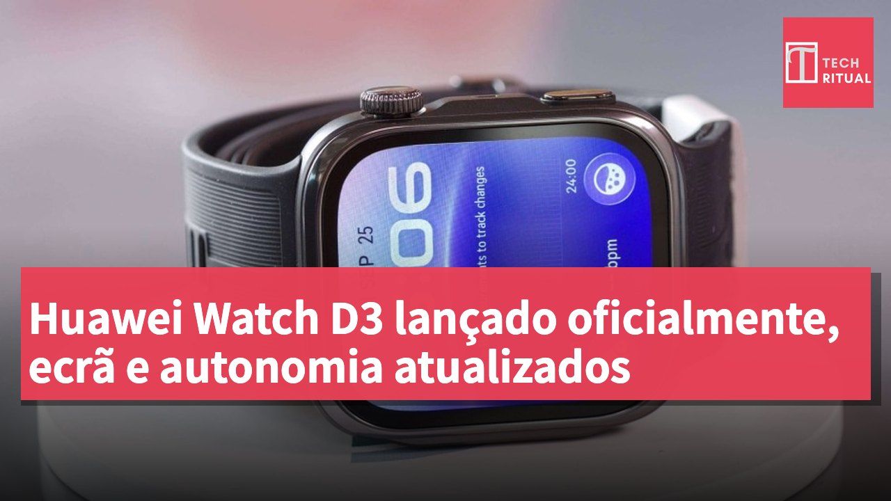 Huawei Watch D3 lançado oficialmente, ecrã e autonomia atualizados