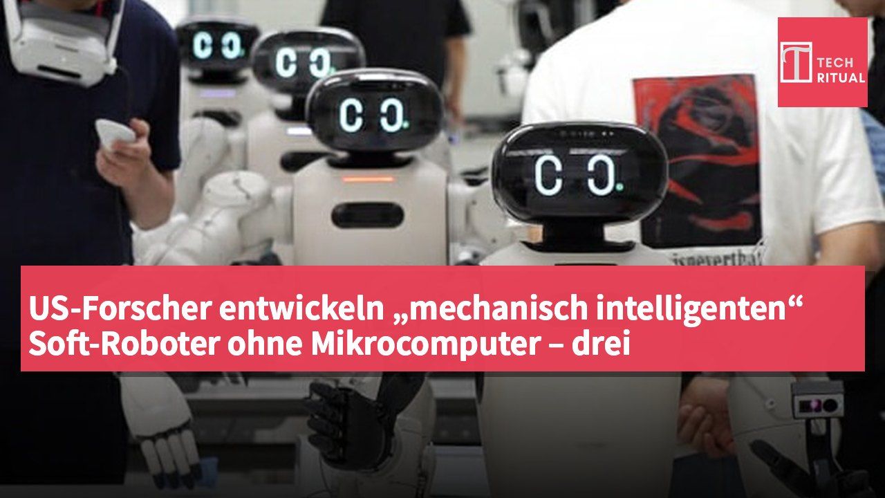 US-Forscher entwickeln „mechanisch intelligenten“ Soft-Roboter ohne Mikrocomputer – drei Schwimmmodi unter Wasser
