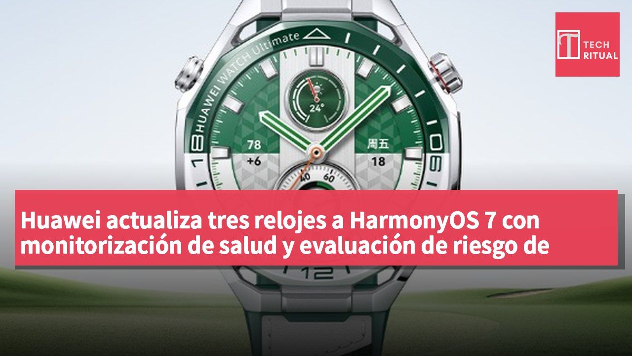 Huawei actualiza tres relojes a HarmonyOS 7 con monitorización de salud y evaluación de riesgo de ácido úrico alto