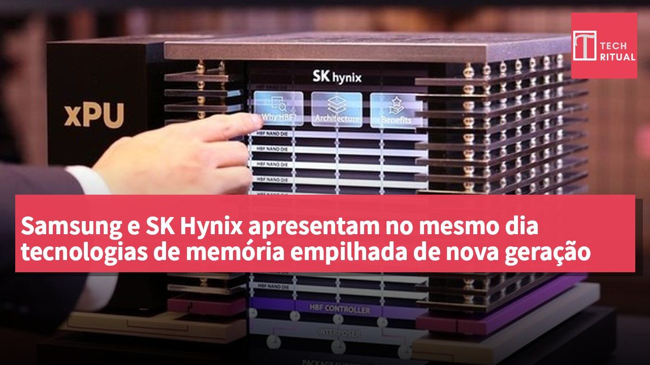 Samsung e SK Hynix apresentam no mesmo dia tecnologias de memória empilhada de nova geração numa corrida à velocidade e à eficiência