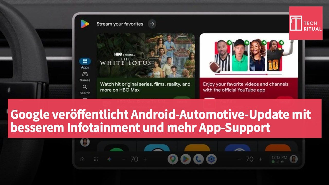 Google veröffentlicht Android-Automotive-Update mit besserem Infotainment und mehr App-Support