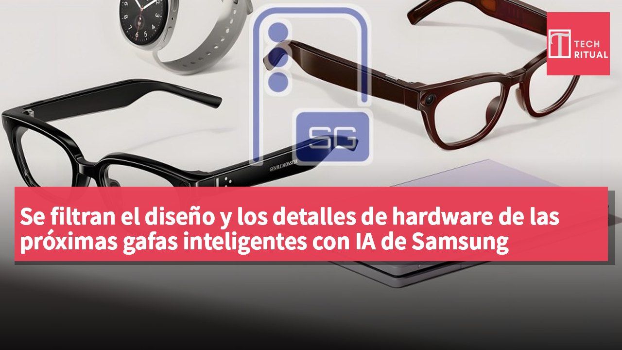 Se filtran el diseño y los detalles de hardware de las próximas gafas inteligentes con IA de Samsung