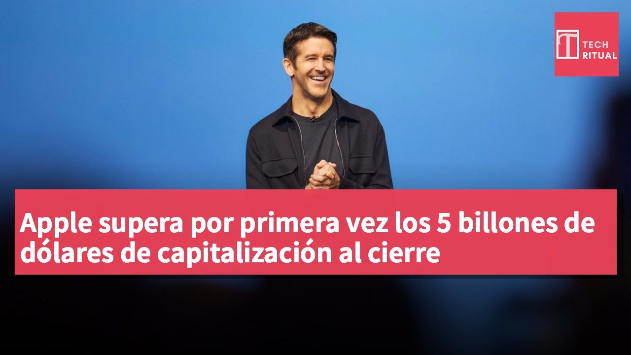 Apple supera por primera vez los 5 billones de dólares de capitalización al cierre