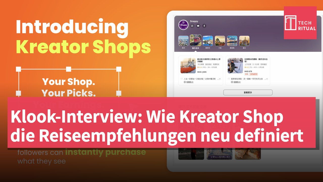 Klook-Interview: Wie Kreator Shop die Reiseempfehlungen neu definiert